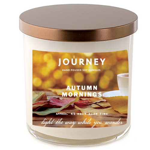 Autumn Mornings Journey Soy Candle for wholesale by Journey Candle