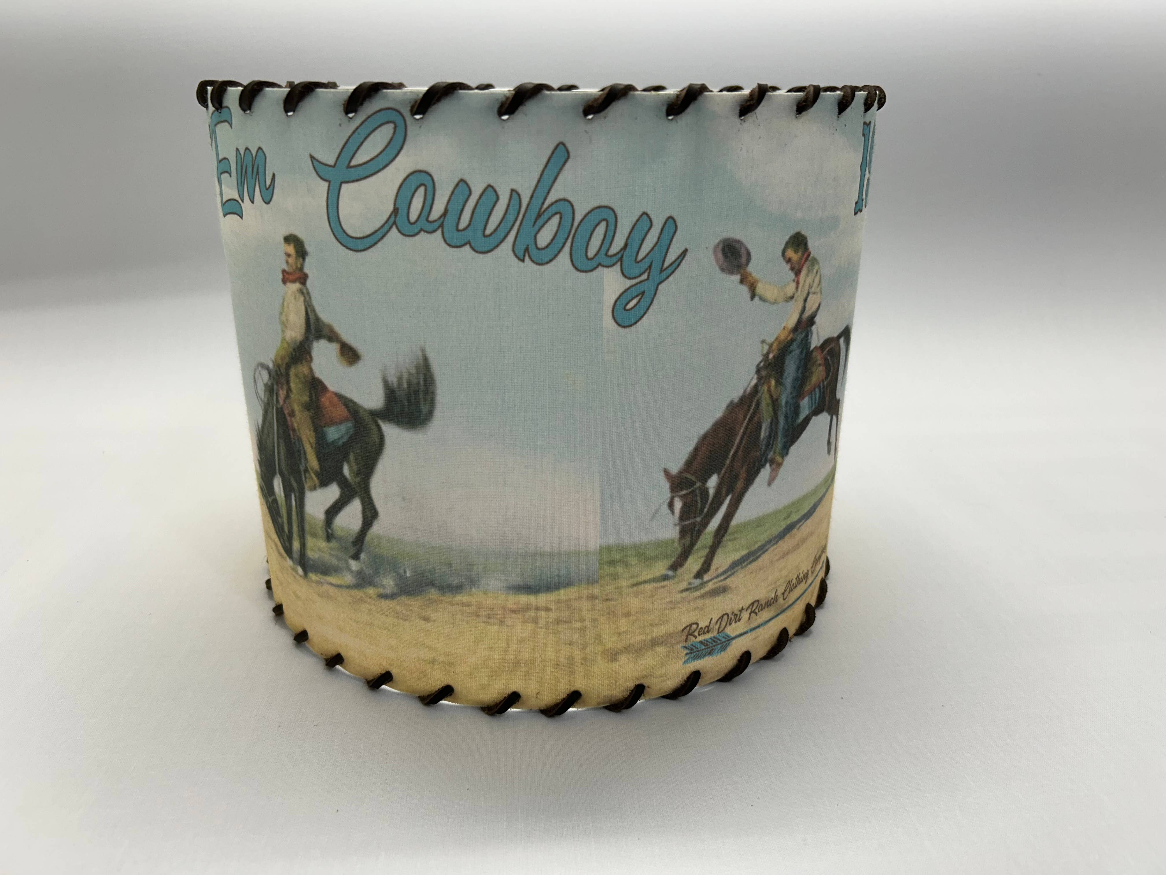 Red Dirt Ranch Clothing Company - Wholesale Lamp Shade - Lampshade Ride ‘Em Cowboy 19294