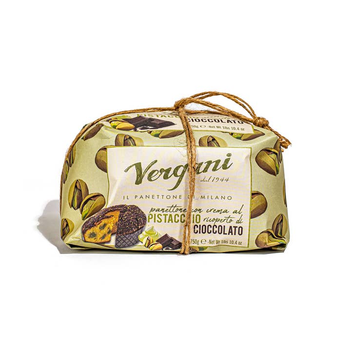 Carlino's Manufacturing & Importing Co. - Wholesale Baking Chocolate - Vergani Pistachio Panettone
