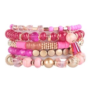 MYS Wholesale Inc - Wholesale Jewelry Set - Multibeads Stretch Bracelet3
