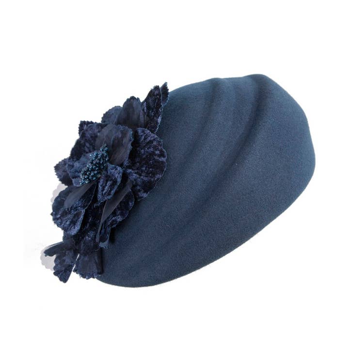 Max Alexander by Cupids Millinery Melbourne - Wholesale Fascinator hat – Women's - Wool Hat with Floral Accent – Winter Elegance11