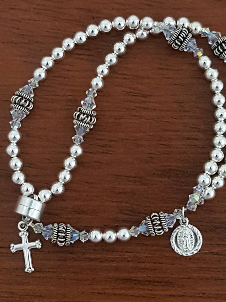 Sterling Wrist Rosary for wholesale by MG Rosary