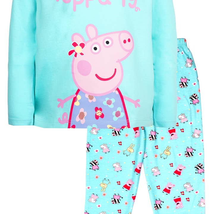 Peppa Pig Pyjamas - Turquoise for wholesale by Fringoo Group Ltd