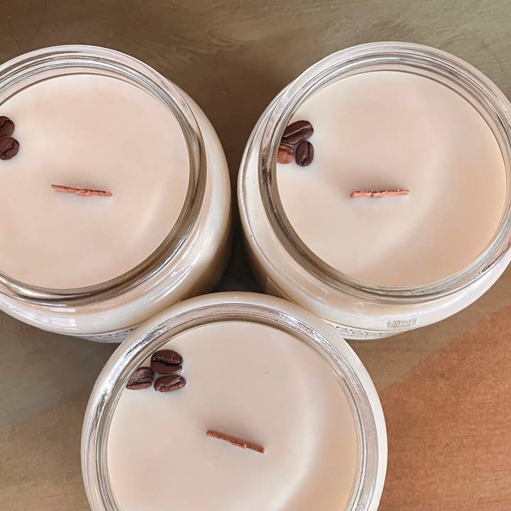 Sandy Bottom Candle Co. - Wholesale Jar/Filled Candle - Pumpkin Spice Latte 14 oz Soy Candle1