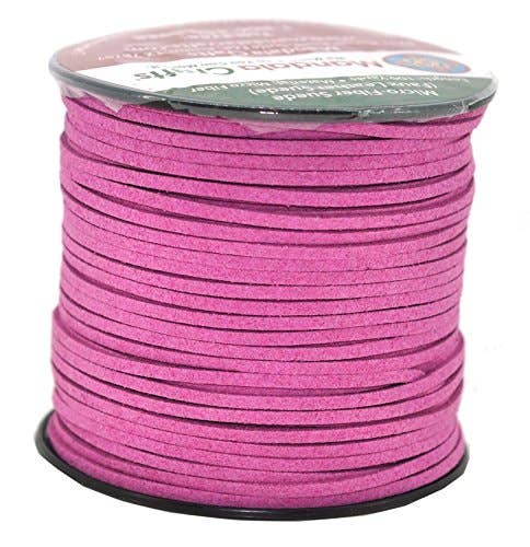 Mandala Crafts – Großhandel Bastelzubehör – Wildleder-Imitatkordel – veganes Leder für Schmuckherstellung und Perlenarbeiten56