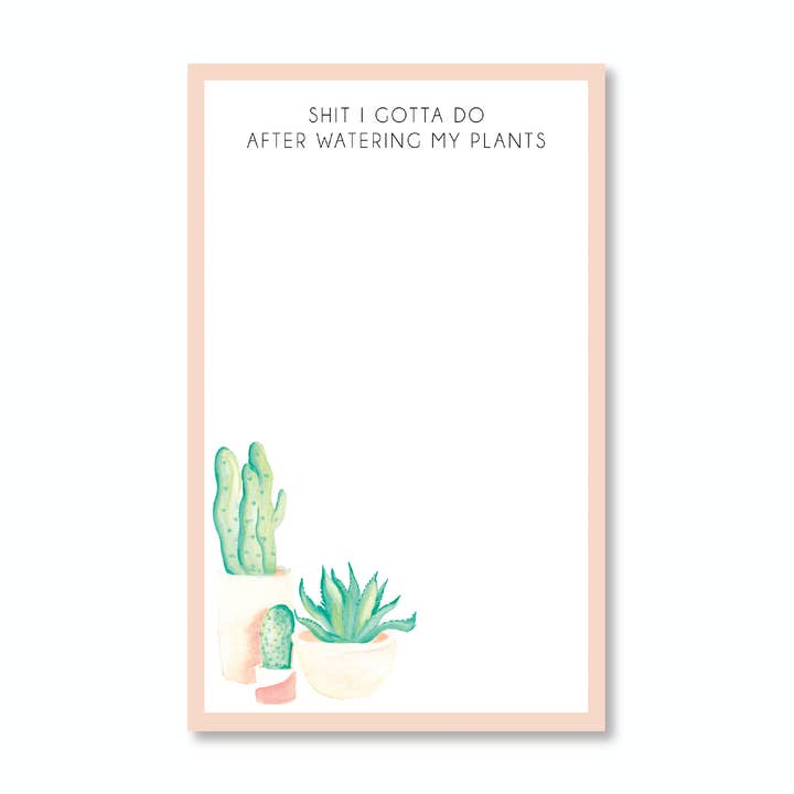 Efter Vattning Mina Växter Anteckningsblock för wholesale av Teluna