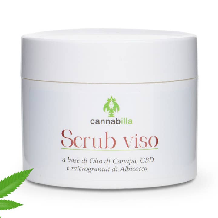 Gommage visage chanvre pour la vente par Cannabilla
