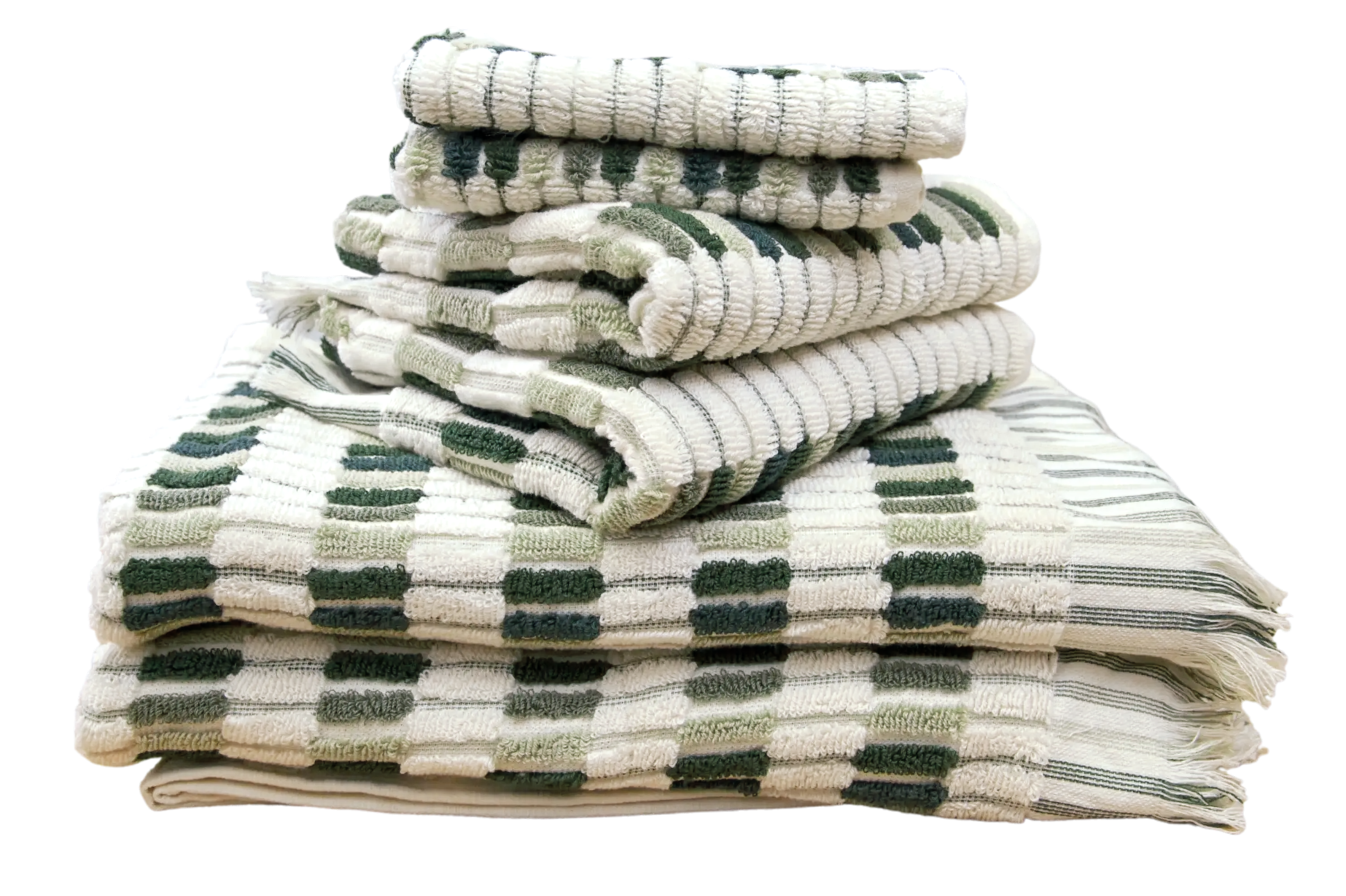 Vaurna - Wholesale Towel Set - Shaggy Ribbed Bath Towel, 100% Comb Cotton, Vibrant Colors5