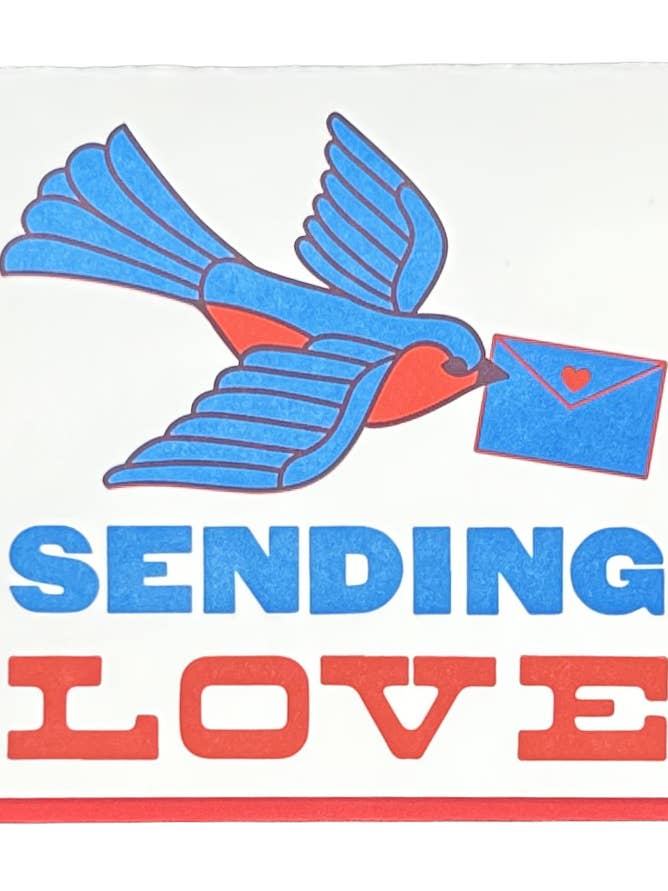 Liebe Letterpress-Karte senden für den Großhandel von Igloo Letterpress