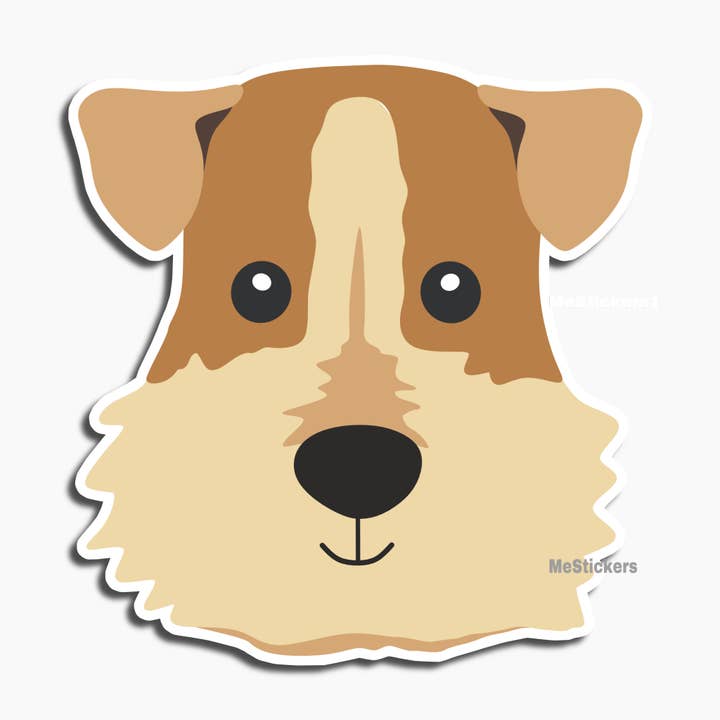 Adesivo a forma di cane Cavalier King Charles Spaniel, simpatico adesivo per animali domestici per la vendita all'ingrosso da parte di Me Stickers