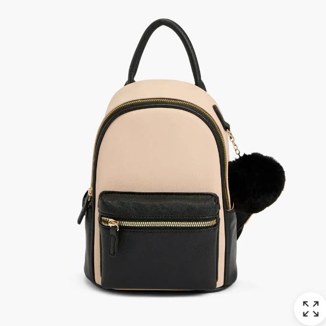 pom pom backpack for wholesale by Bubbles shop