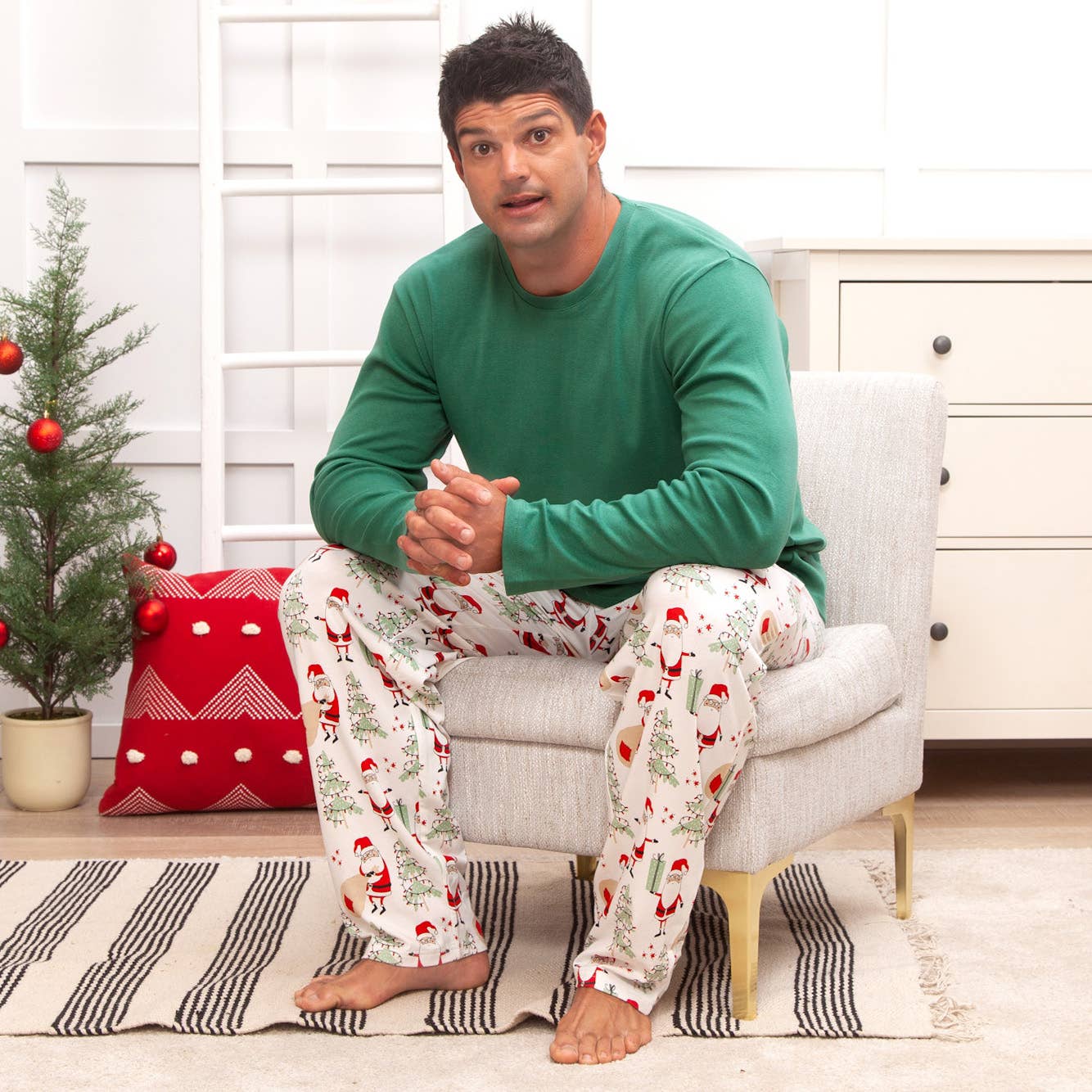 Tesa Babe - Wholesale Sleepwear Set - Kids - Christmas Santa Family Matching Ultra-Soft Bamboo Pajamas4