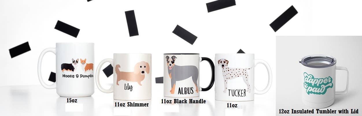 The Dapper Paw - Wholesale Coffee Mug - Cats and Caffeine Coffee Mug 11oz1