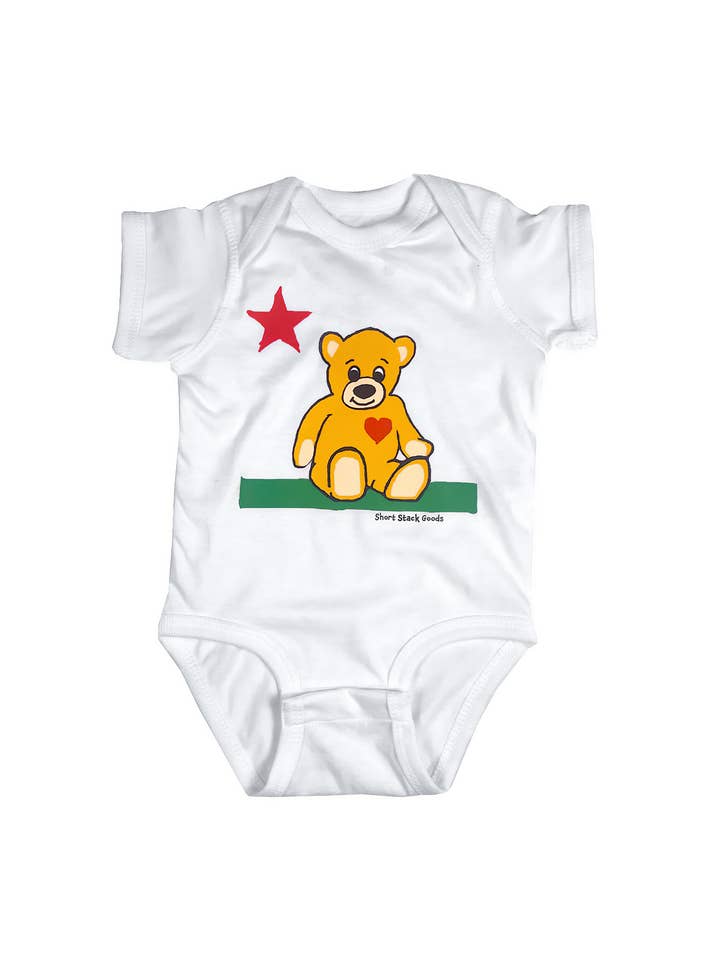 Baby Graphic Onesie - "Teddy" for wholesale by Short Stack Goods