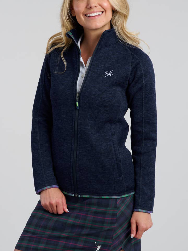 Flop Shot Fleece Full Zip for wholesale by William Murray Golf