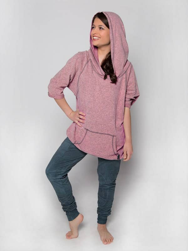 Kathryn Hoodie, Pink for wholesale by Sugar And Bruno