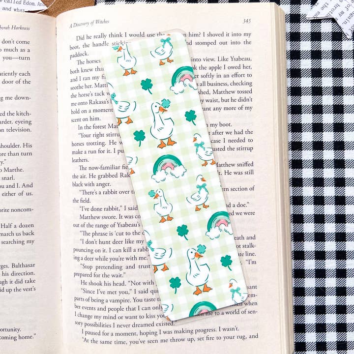 Lucky Geese Bookmark for wholesale by Cozy Reads Shop