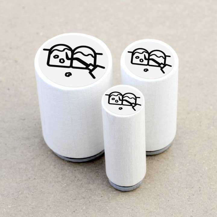 Merry and Bright - Wholesale Rubber/Decorative Stamp - Ministamp remove tartar1