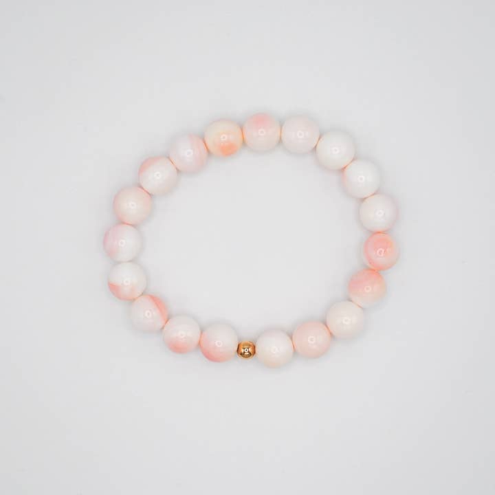 Ripple | Reiki Infused Jewelry - Wholesale Beaded Bracelet - Queen Conch Solo Grande Bracelet2