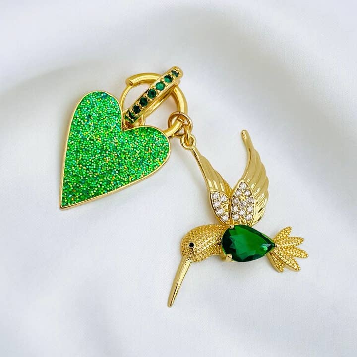 Huracan - Wholesale Dangle Earrings - Meila Green hoop earrings1