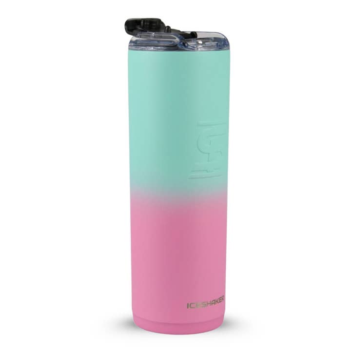 Gobelet mince 20oz - Dégradé rose menthe pour la vente par Ice Shaker