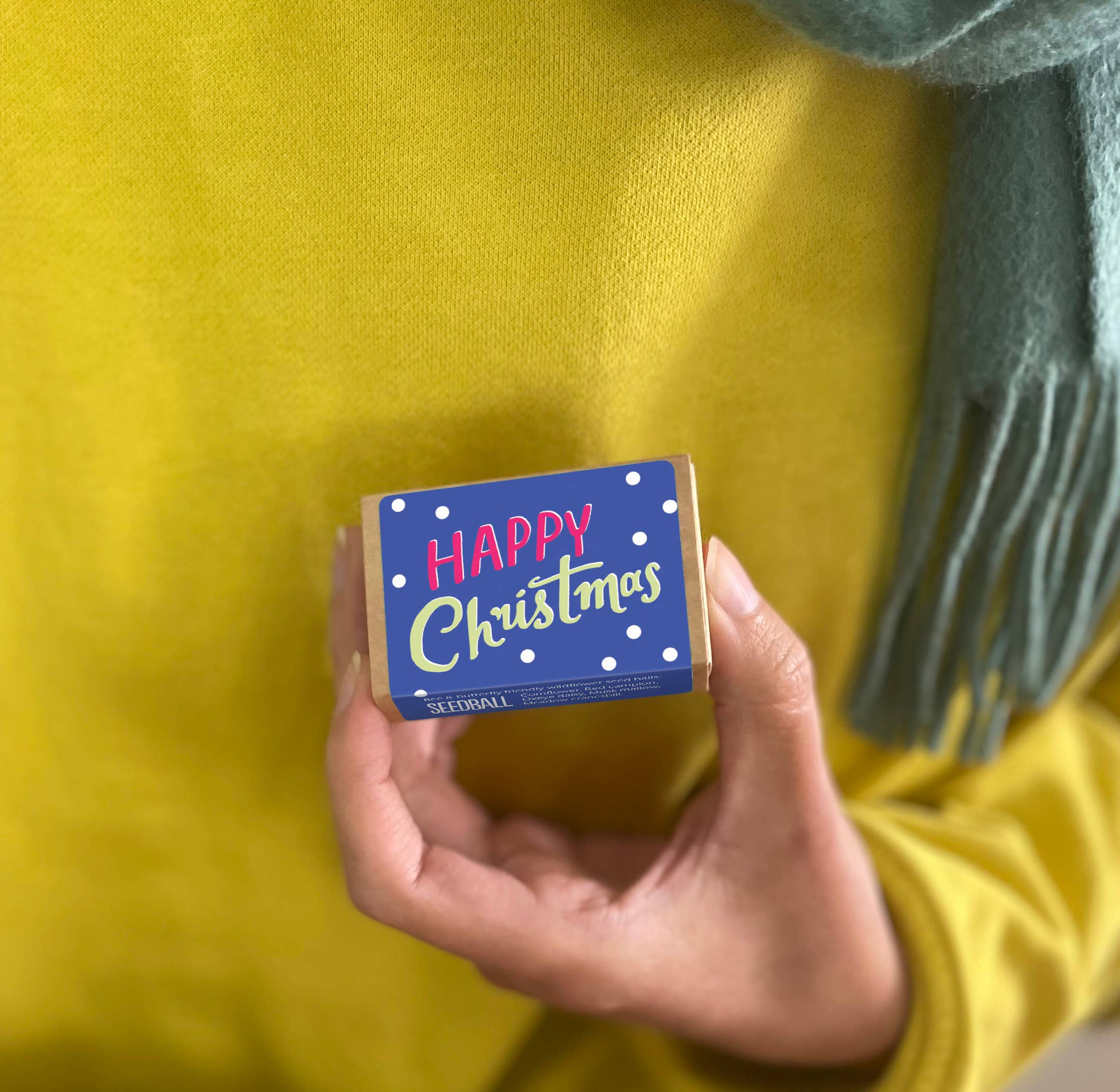 Seedball – wholesale Plant seeds – 50 Happy Christmas Seed Boxes with Display Box3