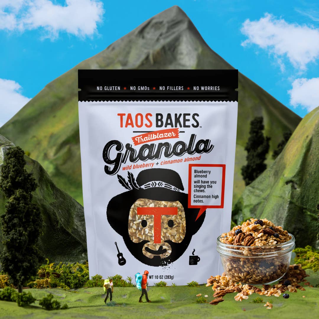 Taos Bakes - Wholesale Granola - 10 oz Granola - Wild Blueberry + Cinnamon Almond