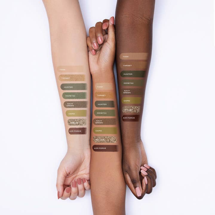 MIA COSMETICS SRL - Venta al por mayor Paleta de sombras de ojos - PALETA DE SOMBRAS DE OJOS VERDE MILITAR