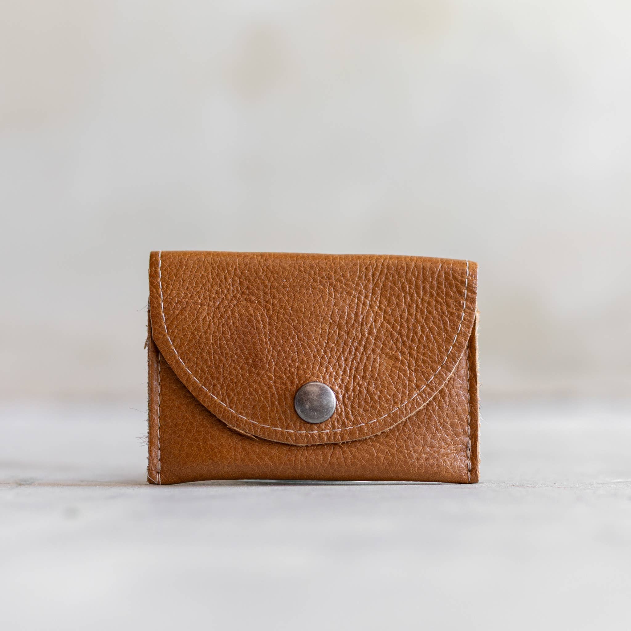 Van Buren - Vente Pochette – femme - Portefeuille en cuir de vachette à bouton-pression | 11 variantes0