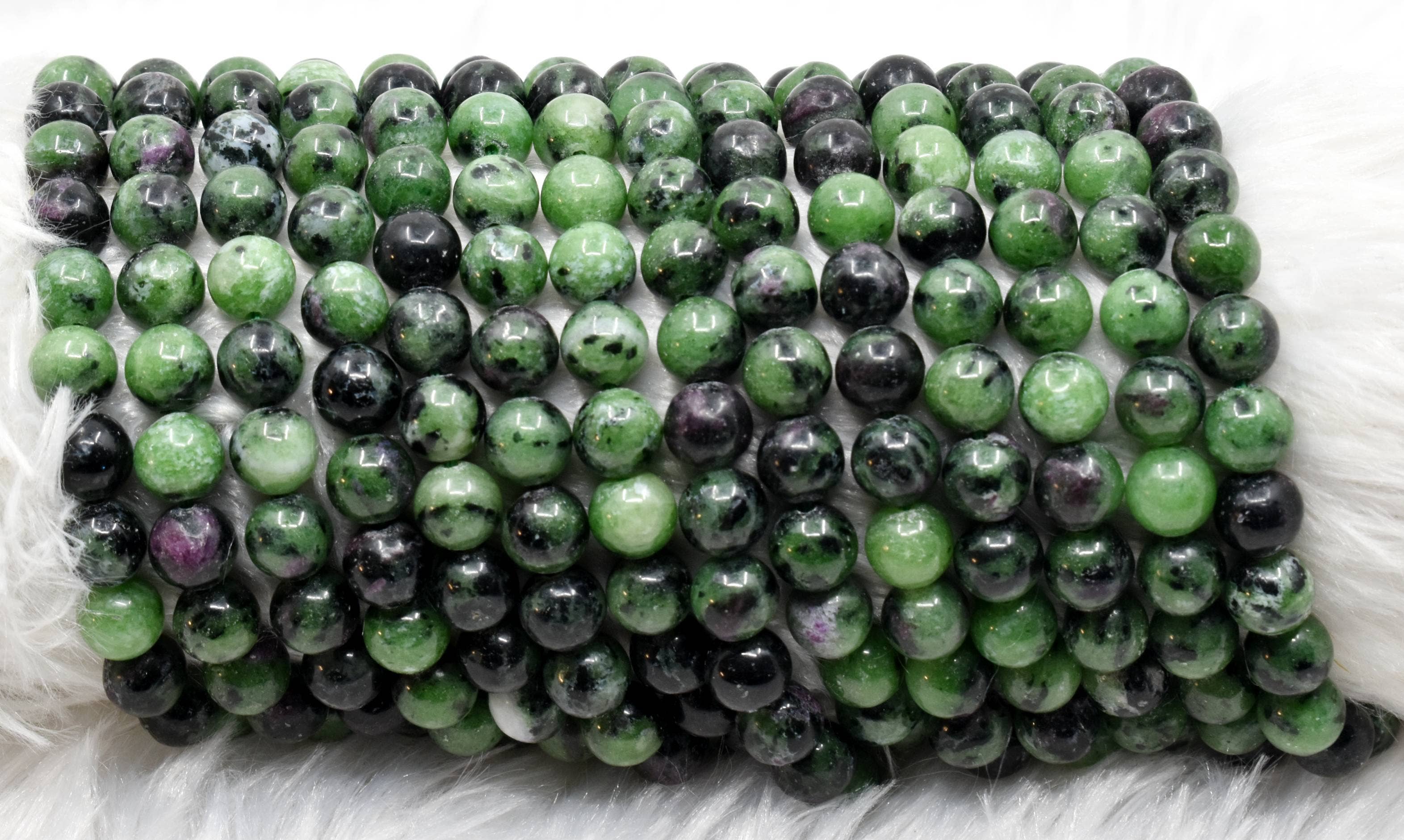 Soothing Crystals - Wholesale Beads - Crystal Jewelry Beads | Ruby Zosite | Healing Gemstone Beads3