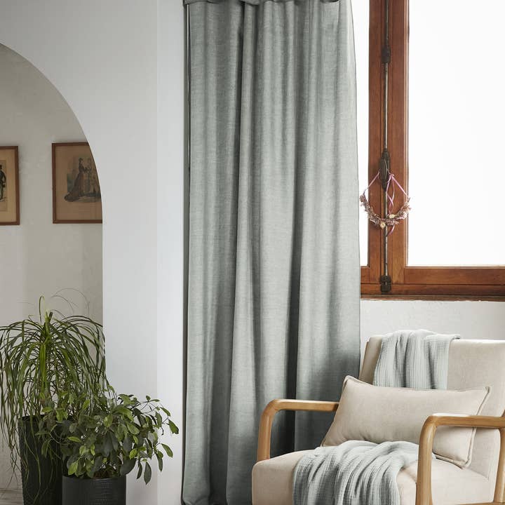 GARDIN 140 x 270 cm LYSANDRE Granit for engroshandel hos L'effet Papillon