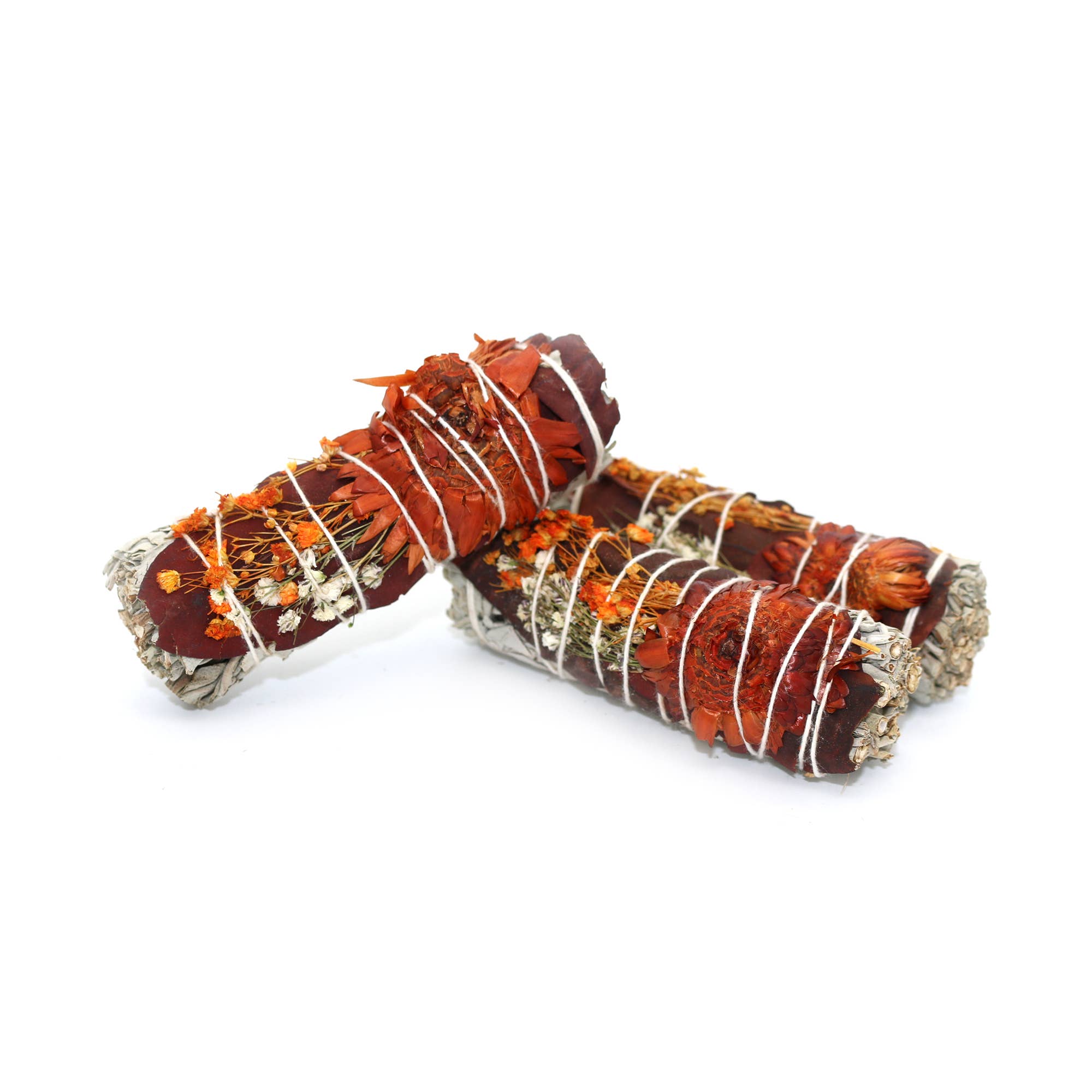 Designs by Deekay Inc. - Wholesale Sage bundle - 'Keepsake' Floral White Sage Smudge Stick (4 in.)1