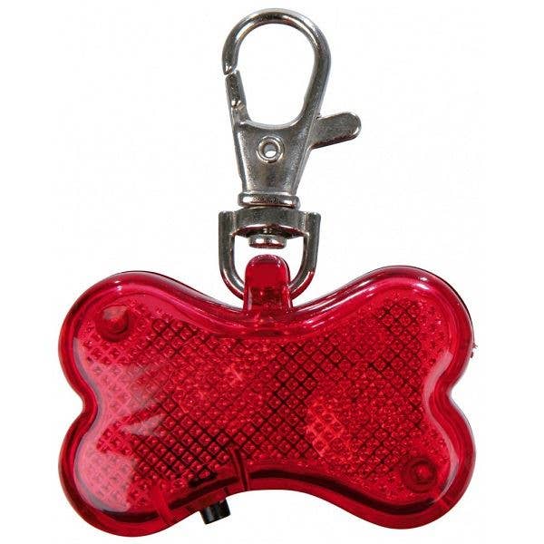 Trixie UK – wholesale Pet collar charm – Dog – Trixie Flashing Bone Shaped Dog Collar Tag