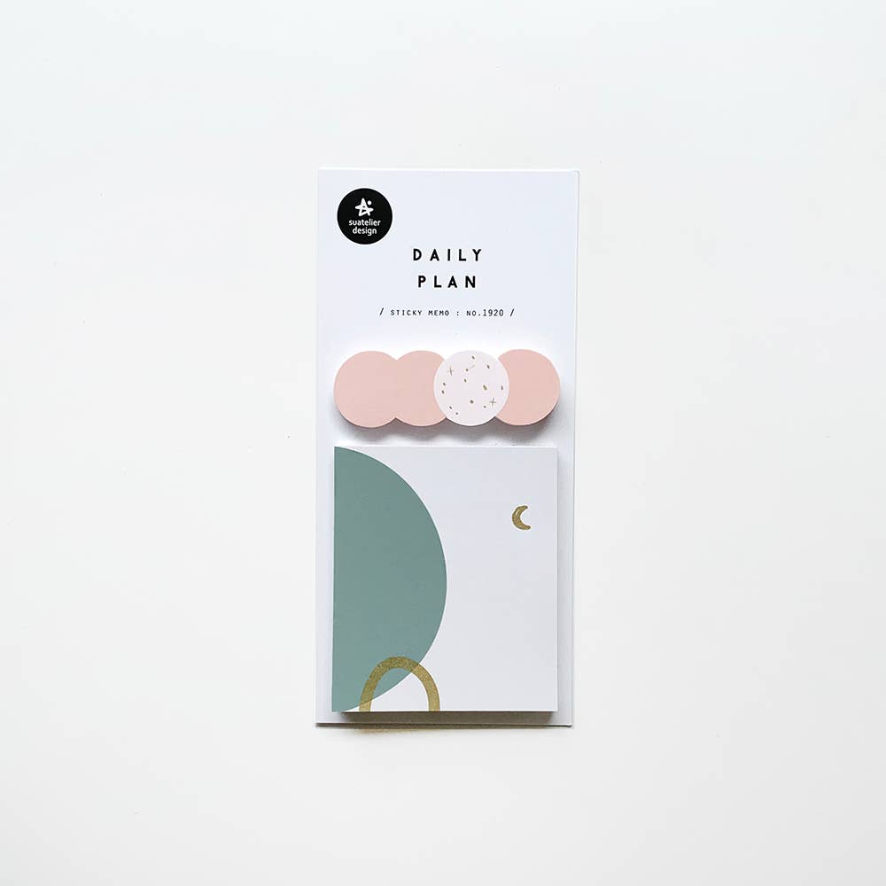 Suatelier Sticky Memo Pad - Daily Plan 15
