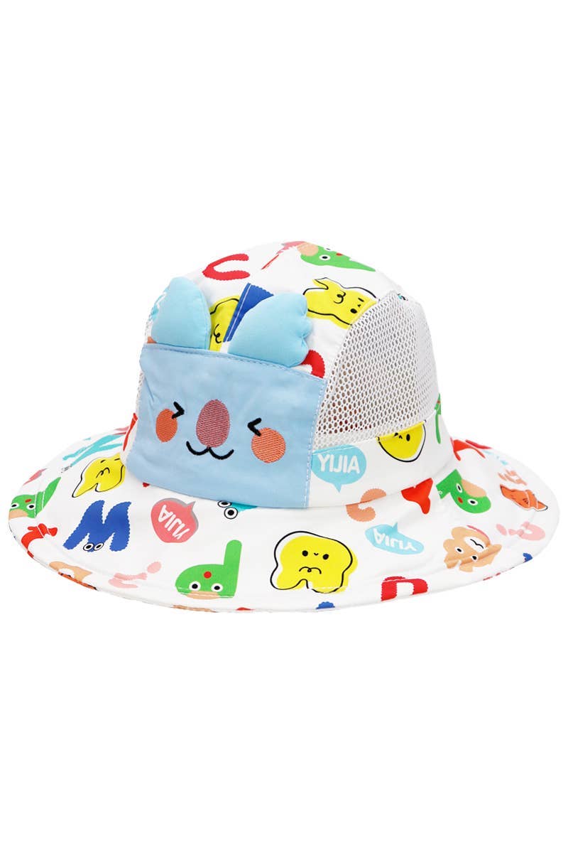 Assorted Kids Animal Pals Wired Dome Brim Bucket Hat for wholesale on Faire7