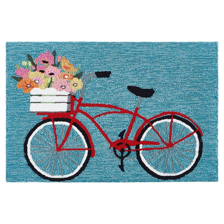 Frontporch Bike Ride Indoor/Outdoor Rug for wholesale by Liora Manne