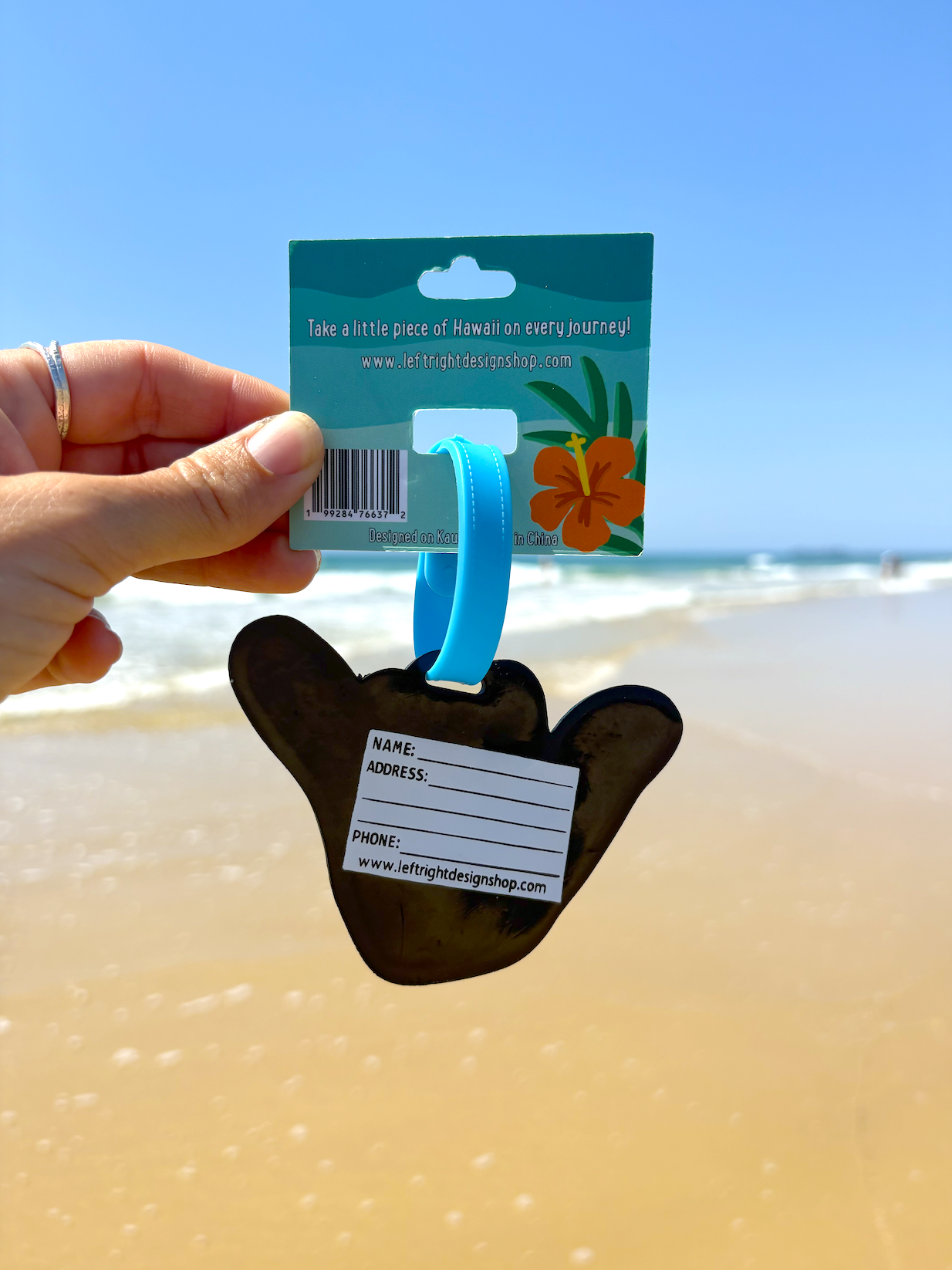 Left Right Design - Wholesale Luggage Tag - Luggage Tags - SHAKA HAWAII2