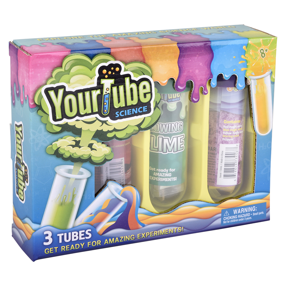 The Toy Network - Wholesale Science & Math Book - EDU-STEM TUBE SCIENCE WONDER KIT3