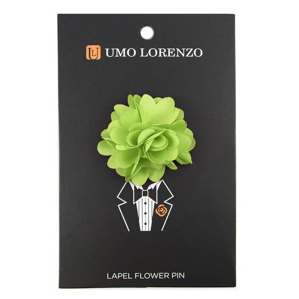 Selini New York - Wholesale Lapel Pin/Button - Solid Mini Bouquet Clutch Back Flower Lapel Pins19