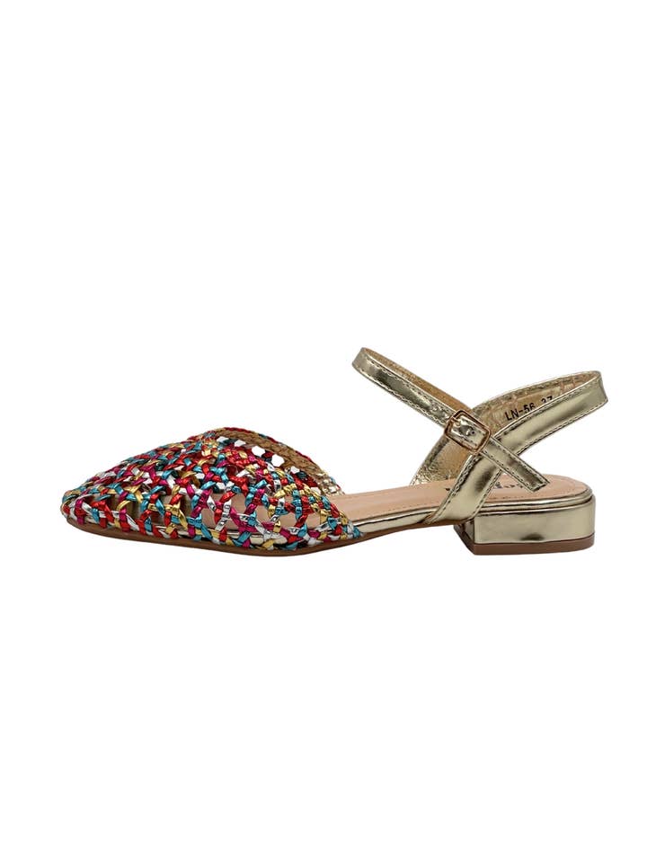 Stephan Paris - Wholesale Sandals - Women's - Openwork braided sandals with adjustable strap LN-5611