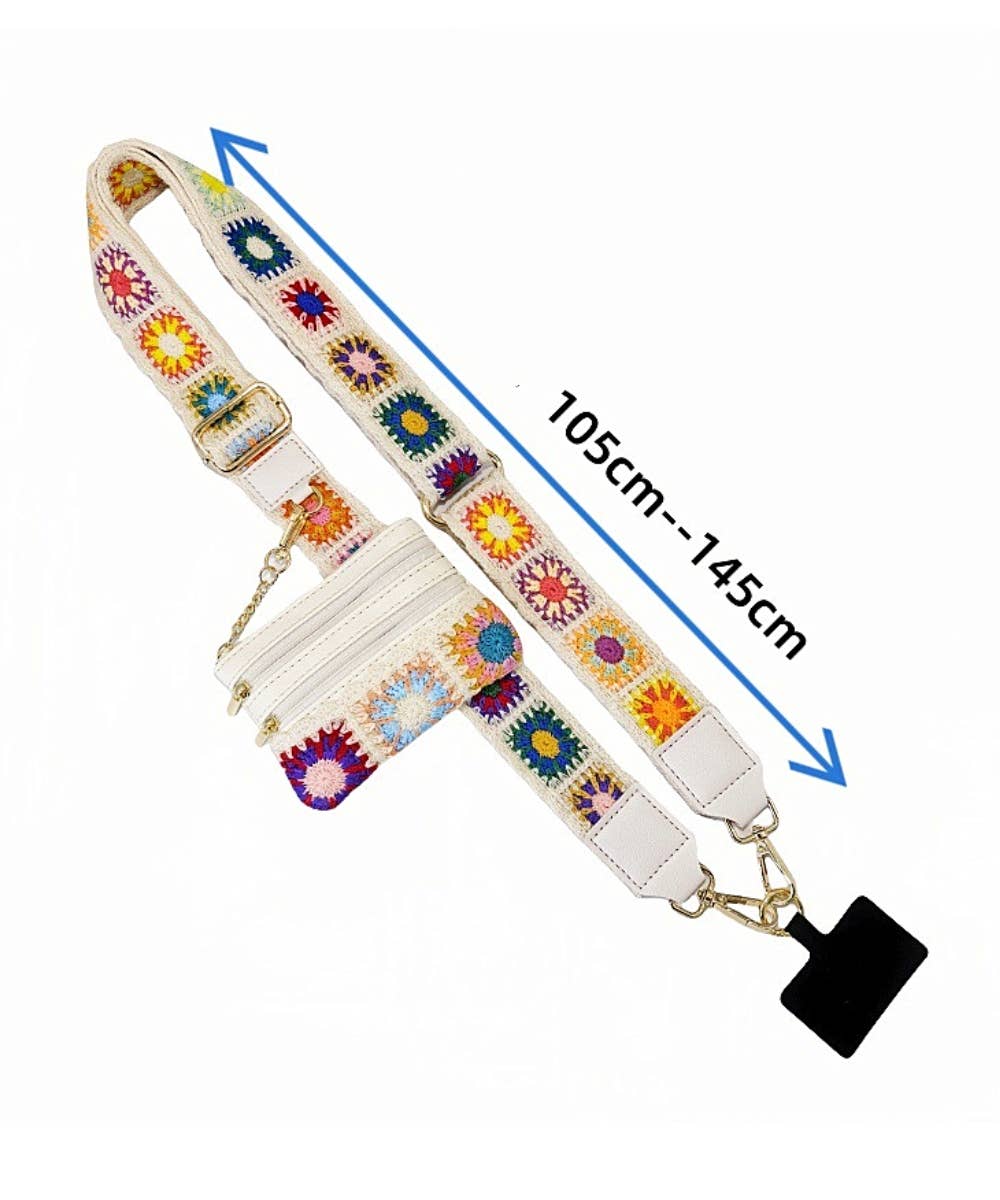 DESHENG ENTERPRISE - Wholesale Bag Strap - Women's -  HANDBAG STRAP WITH ZIPPER POUCH PHONE HOLDER WRISTBAND6