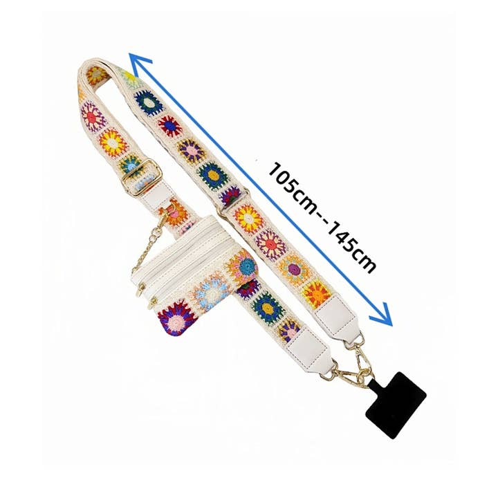 DESHENG ENTERPRISE - Wholesale Bag Strap - Women's - HANDBAG STRAP WITH ZIPPER POUCH PHONE HOLDER WRISTBAND6