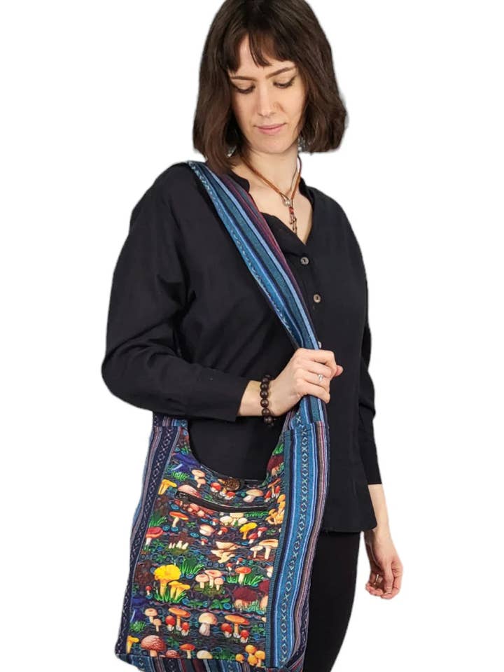 Mandu Mushroom schoudertas voor wholesale door Ark Imports