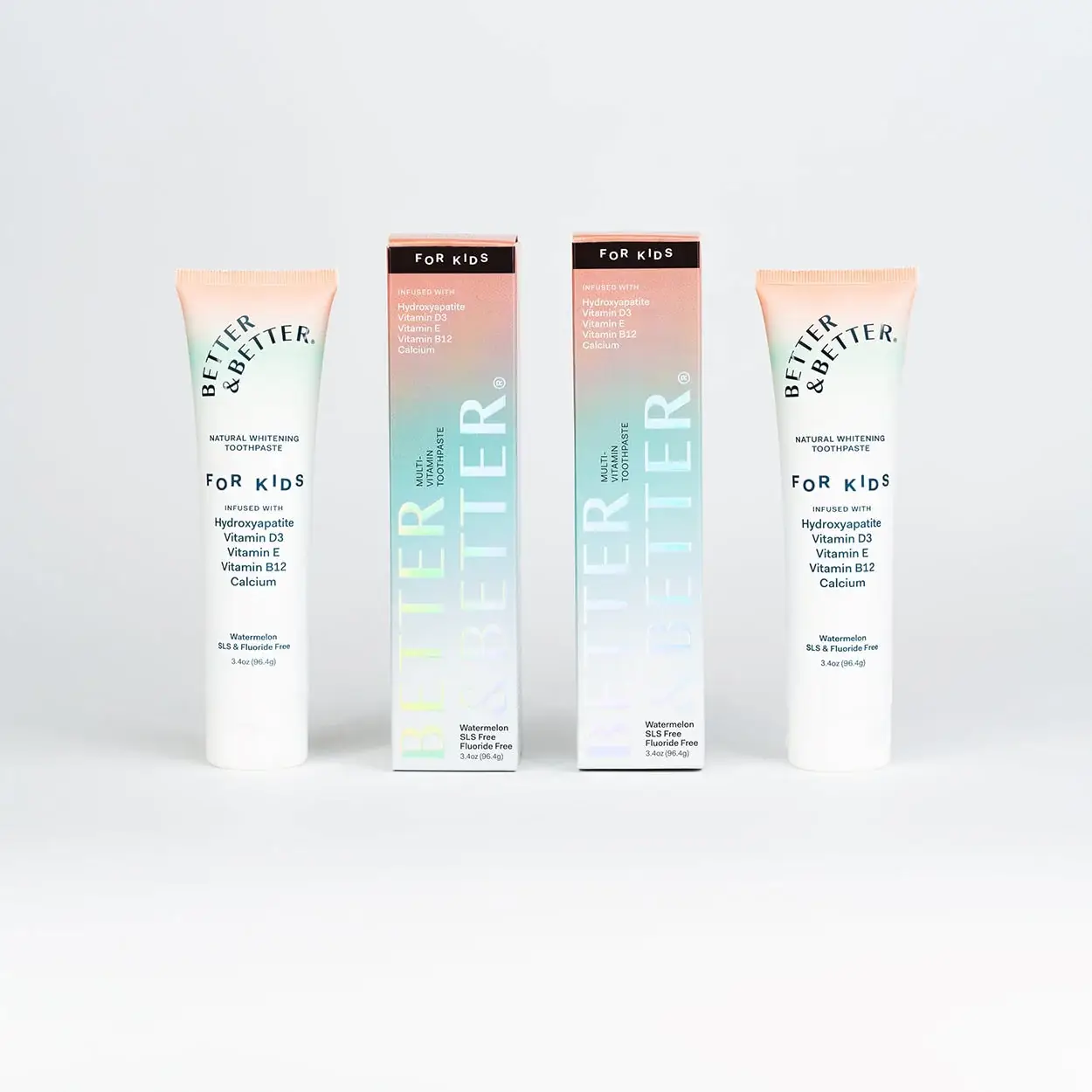 Better & Better - Wholesale Toothpaste - Kids Multivitamin Toothpaste1