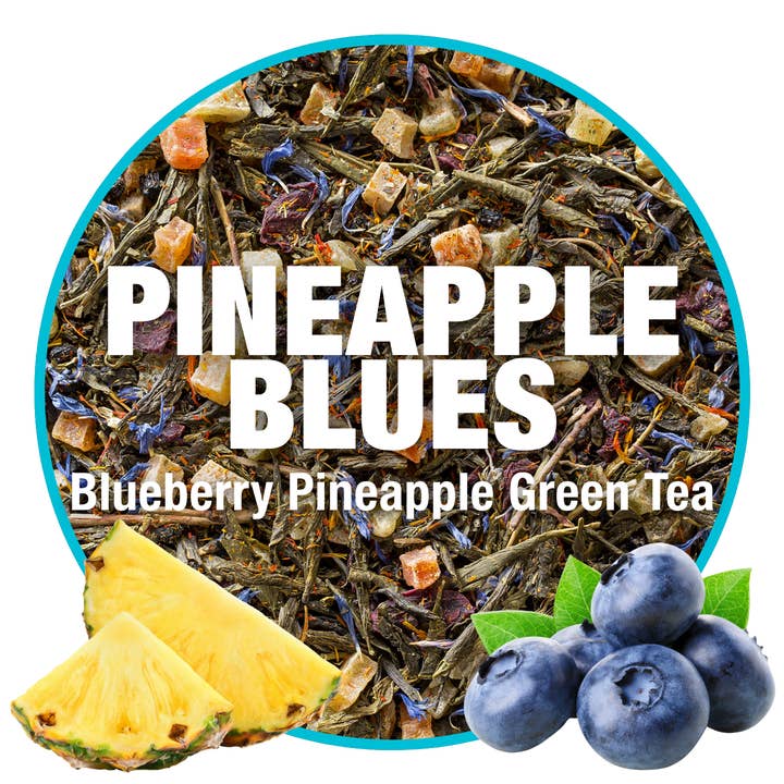 Pineapple Blues - Blueberry Pineapple Green Tea for wholesale by Tiesta Tea Company