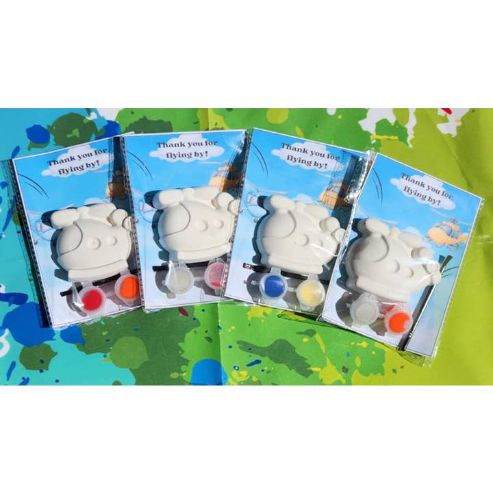 Snazzy Crayons - Wholesale Party Favor - Helicopter Paint Kits | Kids Craft | DIY Paint | Party Favor1