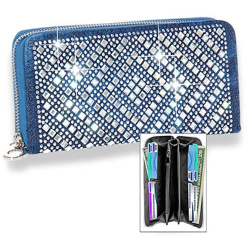 Handbag Express – wholesale Wallet – Women's – Unique Rhinestone Design Accordion Wallet4