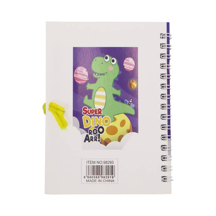 ASSORTED Dinosaur A6 Spiral Bound Notebook With Pen for wholesale on Faire8