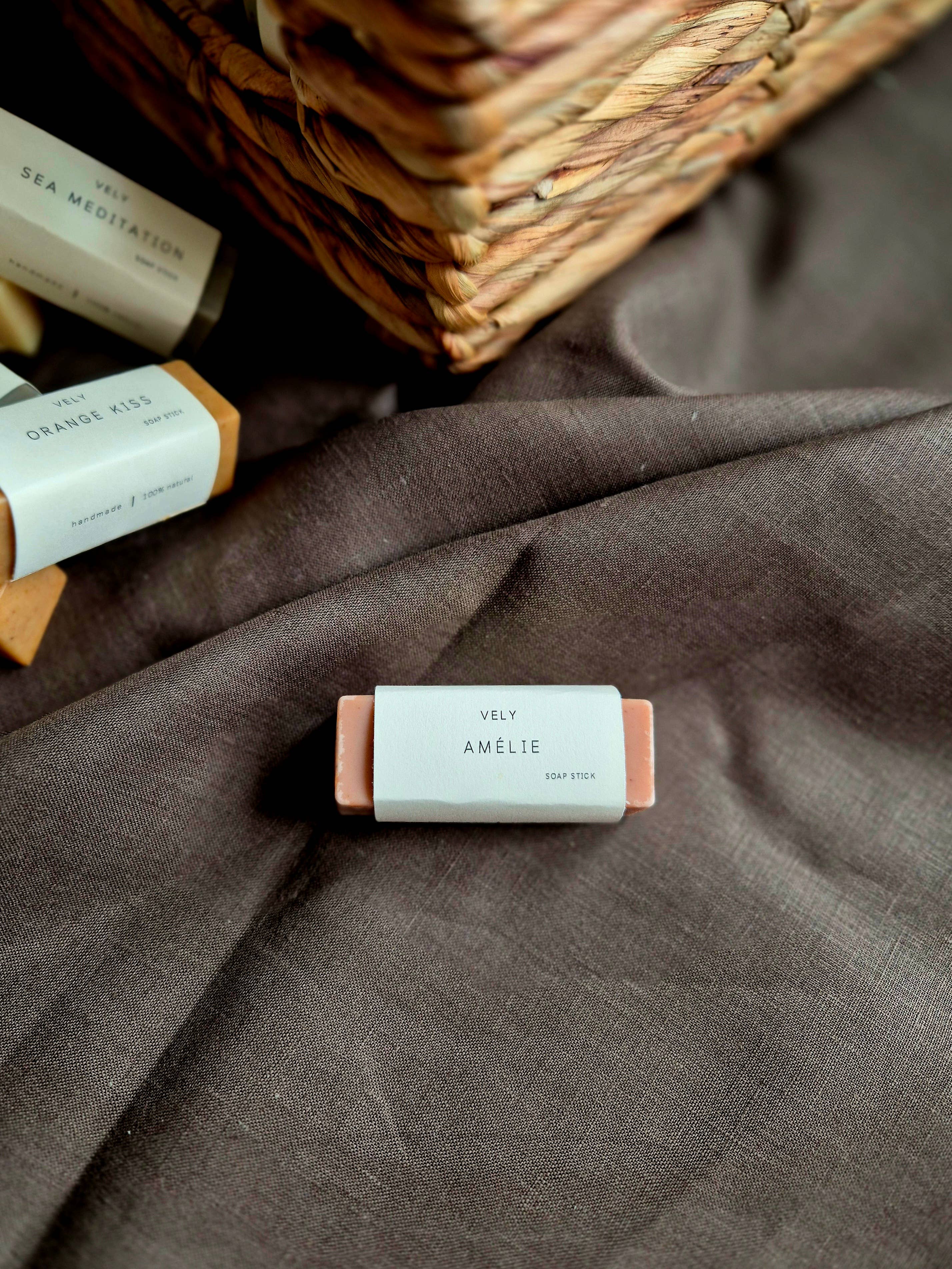 The Vely Soapery – wholesale Bar Soap – Natural Mini Soap, Guest Soap "Amélie", 50g1