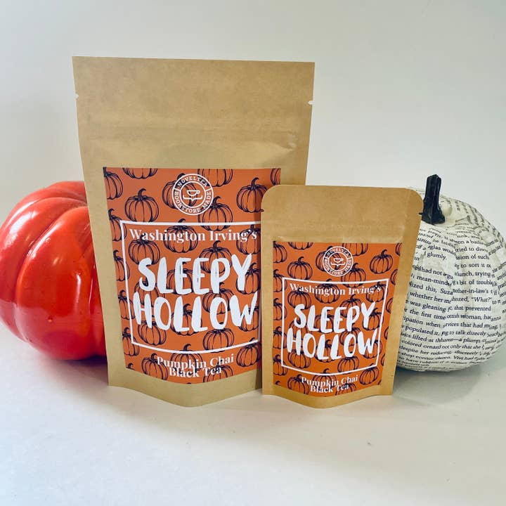 The Legend of Sleepy Hollow Inspired - Pumpkin Spice Chai BLACK TEA for wholesale by NovelTea Bookstore & Gifts
